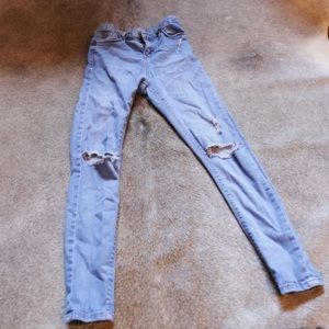 Topshop Distressed Jamie Jean 26x30